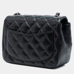 مملوكة مسبقًا Chanel Black Mini Square Classic Lambskin Single Flap