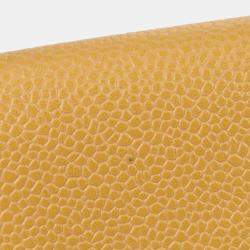 Pre Owned حافظة مفاتيح شانيل جلد عجل بيج صغيرة