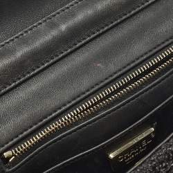 مملوكة مسبقًا Chanel Summer Nights Mini Black Woven Patent Leather Flap Bag