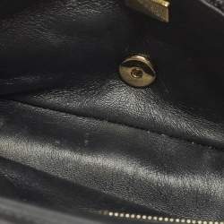 مملوكة مسبقًا Chanel Summer Nights Mini Black Woven Patent Leather Flap Bag