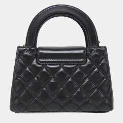 Pre Owned Chanel Black Leather Handbag
