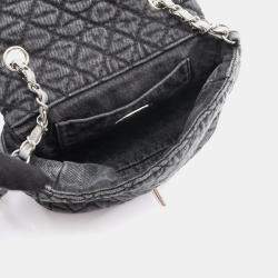 مملوكة مسبقًا حقيبة كتف شانيل ماتالاسيه دنيم رمادية