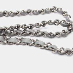 مملوكة مسبقًا حقيبة كتف شانيل ماتالاسيه دنيم رمادية