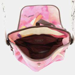 Pre Owned حقيبة كتف شانيل كوكو مارك مطرزة شامواه