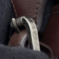 Pre Owned حقيبة كتف شانيل كوكو مارك مطرزة شامواه