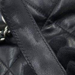 Pre Owned Chanel 19 Matelasse Lambskin Leather Shoulder Bag