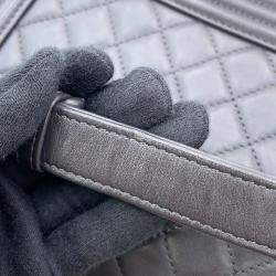 Pre Owned Chanel Chain Shoulder Bag With Coco Mark Boy