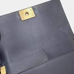 Pre Owned Chanel Chain Shoulder Bag With Coco Mark Boy