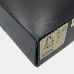 Pre Owned حقيبة شانيل ماتيلاسي بطبعة كوكو سلسلة مزدوجة كتف قماش 25 أسود