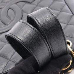 مملوكة مسبقًا Chanel PST Black Leather Tote Bag