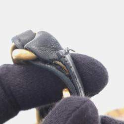 Pre Owned Chanel Matelasse Backpack Bag In Lambskin Leather Black