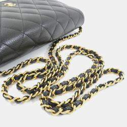 Pre Owned Chanel Timeless Classic Line Chain Wallet