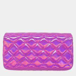 مملوكة مسبقًا حقيبة شانيل كتف جلد زهري