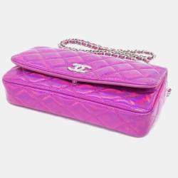 مملوكة مسبقًا حقيبة شانيل كتف جلد زهري