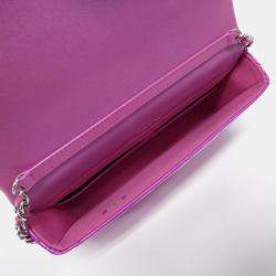 مملوكة مسبقًا حقيبة شانيل كتف جلد زهري