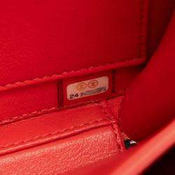 مملوكة مسبقًا Chanel Matelasse Coco Mark Cc Figurine Handbag Pink Caviar Skin