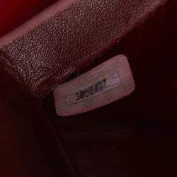 Pre Owned Chanel Coco Mark Matelasse 25 Double Flap Chain Shoulder Bag In Black Lambskin