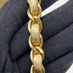 مملوكة مسبقًا Chanel Chain Shoulder Bag Mini Matelasse 18 Coco Mark Lambskin