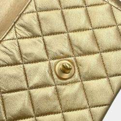 مملوكة مسبقًا Chanel Chain Shoulder Bag Mini Matelasse 18 Coco Mark Lambskin