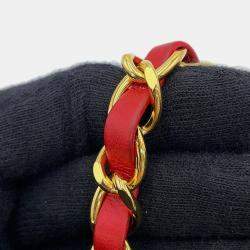 Pre Owned Chanel Chain Shoulder Bag Mini Matelasse Coco Mark Lambskin Mato