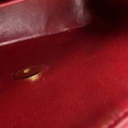 Pre Owned Chanel Chain Shoulder Bag Mini Matelasse Coco Mark Lambskin Mato