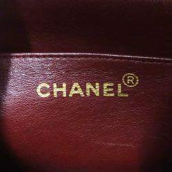 مملوكة مسبقًا Chanel Shoulder Bag V-Stitched Lambskin Black With Gold Hardware And Double Chain