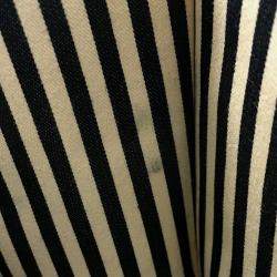 Pre Owned حقيبة كتف سلسلة شانيل غرز على شكل V جلد حملان سوداء