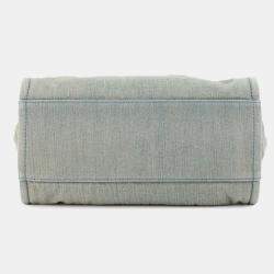 Pre Owned Chanel Deauville Coco Mark Small Tote Bag