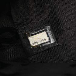 Pre Owned حقيبة توت شانيل كامبون لاين صغيرة جلد وردي وأسود