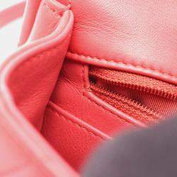 Pre Owned Chanel Chevron V-Stitch Lambskin Leather Shoulder Bag