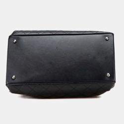 مملوكة مسبقًا Chanel 31 Rue Cambon Handbag Chain Shoulder Bag Black Lambskin