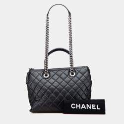 مملوكة مسبقًا Chanel 31 Rue Cambon Handbag Chain Shoulder Bag Black Lambskin
