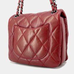 Pre Owned حقيبة شانيل كتف سلسلة ميني ماتلاس كو مارك جلد حمل