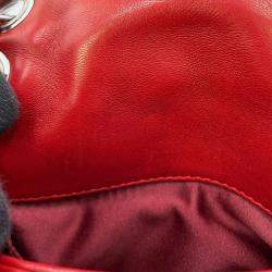 Pre Owned حقيبة شانيل كتف سلسلة ميني ماتلاس كو مارك جلد حمل