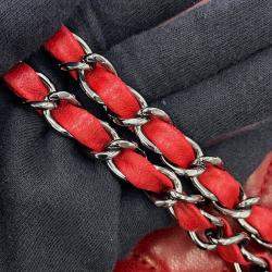 Pre Owned حقيبة شانيل كتف سلسلة ميني ماتلاس كو مارك جلد حمل