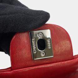 Pre Owned حقيبة شانيل كتف سلسلة ميني ماتلاس كو مارك جلد حمل