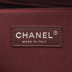مملوكة مسبقًا Chanel Coco Boy Camera Bag Shoulder In Lambskin Bordeaux