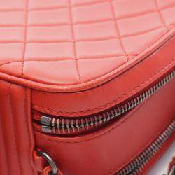 مملوكة مسبقًا Chanel Coco Boy Camera Bag Shoulder In Lambskin Bordeaux