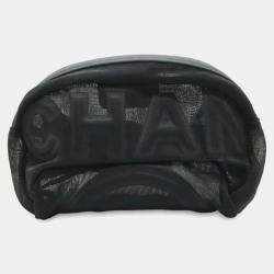 Pre Owned حقيبة جسم شانيل / حقيبة خصر / حقيبة سريعة نايلون أسود