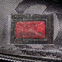 Pre Owned حقيبة كتف شانيل ماتيلسي كوكو مارك سلسلة جلد الغنم أسود