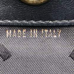 Pre Owned حقيبة كتف شانيل ماتيلسي كوكو مارك سلسلة جلد الغنم أسود