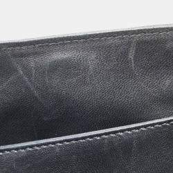 Pre Owned حقيبة كتف شانيل ماتيلسي كوكو مارك سلسلة جلد الغنم أسود