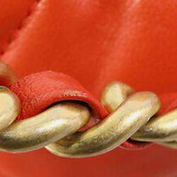 مملوكة مسبقًا Chanel Orange Medium Lambskin 19 Flap