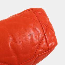 مملوكة مسبقًا Chanel Orange Medium Lambskin 19 Flap