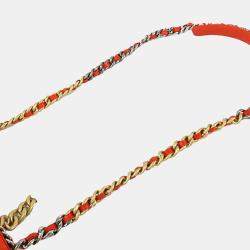 مملوكة مسبقًا Chanel Orange Medium Lambskin 19 Flap