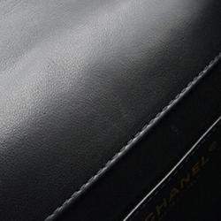 Pre Owned حقيبة شانيل رفرف فردي مربعة صغيرة نمط نجمة من قماش تويد مبطن باللونين الأسود والأبيض