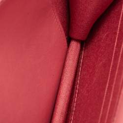 مملوكة م سبقًا محفظة بسلسلة شانيل تريندي سي سي جلد وردي مبطن