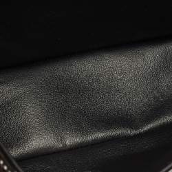 مملوكة مسبقًا Chanel Classic Single Flap Mini Black/Pink Quilted Patent Leather Bag