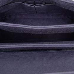 مملوكة مسبقًا Chanel Blue Small Chevron Jersey Trendy CC Top Handle Flap