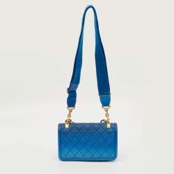 مملوكة مسبقًا Chanel Sunset on the Sea Small Blue Quilted Caviar Leather Bag